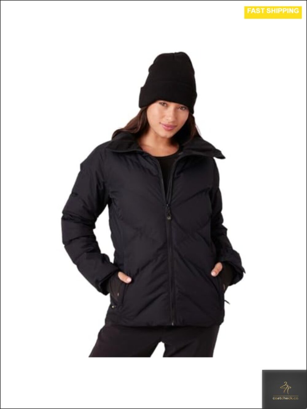 Women's 10k Waterproof Insulated Ski Puffer Jacket Faux Fur Hood